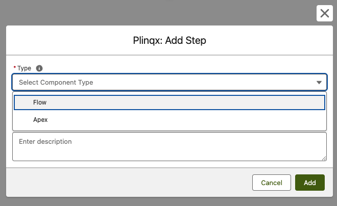 Type Dropdown